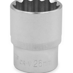 Bocallave Estriada (Encastre 1/2") 26 mm Bremen