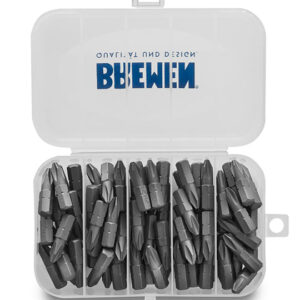 Puntas para Atornillador 100 Unid. (Phillips - Encastre 1/4") Bremen