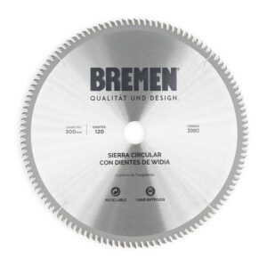 Sierra Circular con Dientes de Widia 11 3/4" 120 Dientes Bremen